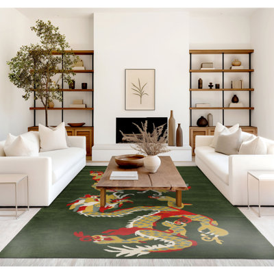 Tapis chinois en laine touffeté à la main 3 x 5