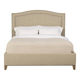 Caroline/Casey Queen Upholstered Low Profile Panel Bed