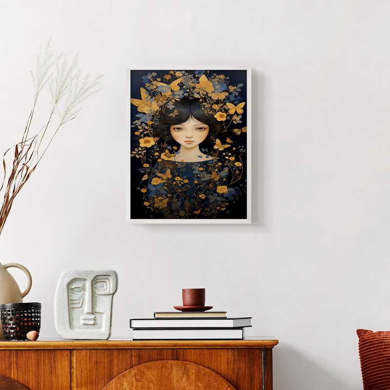 WOMEN-CDLV - Reproduction d'art encadrée de qualité supérieure - prête à être accrochée, H 10 po x l 8 po