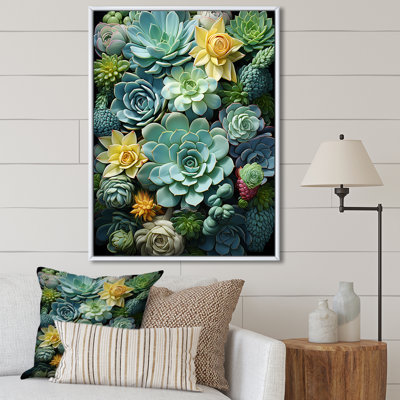 Jeliyah Green Succulents Serenity Garden III