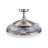 Evo2 48" Retractable Blade Ceiling Fan with Light and Remote, Modern Fandelier Ceiling Fan, Patented Design Technology, Stronger Thicker Blades, Brushed Chrome-1735298564