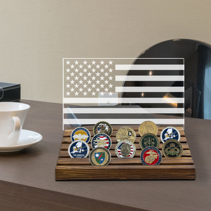 LED American Tabletop Coin Display Case