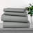Lux Decor Collection Brushed Microfiber Sheet Set with Fitted Flat Sheets & Pillowcase-29674131-29674132