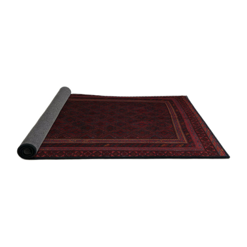 Tapis rouge à motif sud-ouest, Carré 5 pi