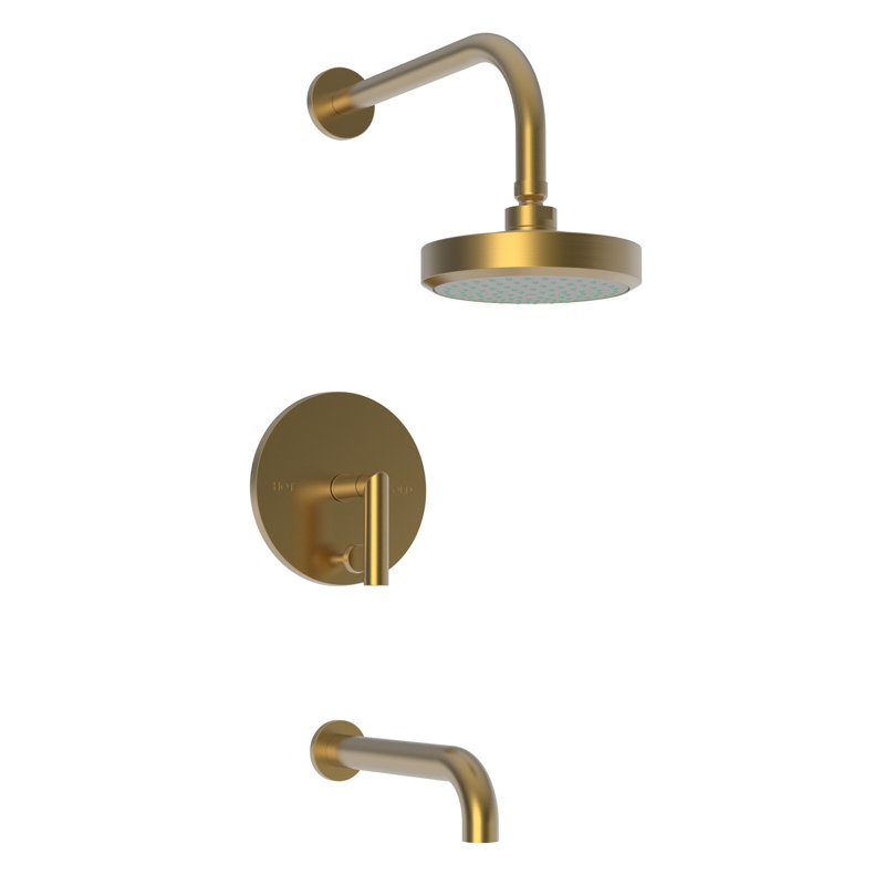 Balanced Pressure Tub & Shower Trim Set, Satin Bronze