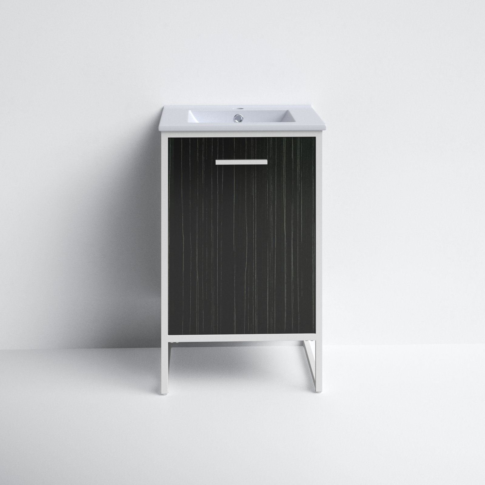 Saray 20'' Single Bathroom Vanity, Dawn Gray
