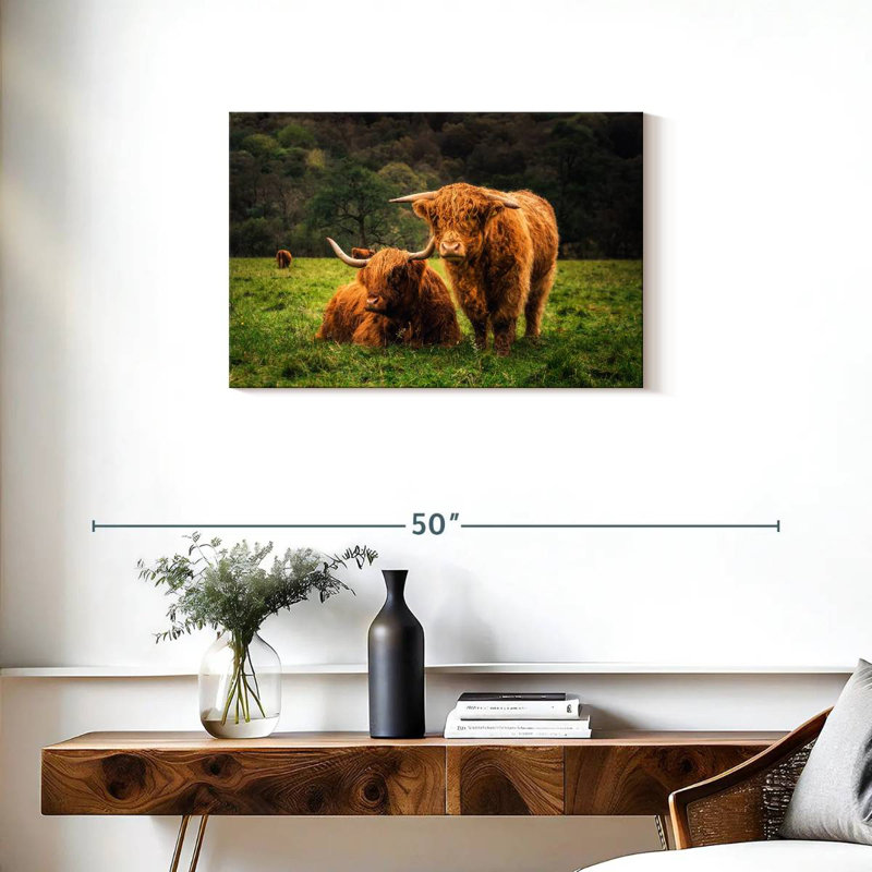 Brampt Highland Cow Friends, H 20 po x l 30 po