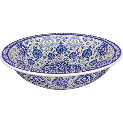 Langley Street 400mm L x 400mm W Ceramic Circular Sink