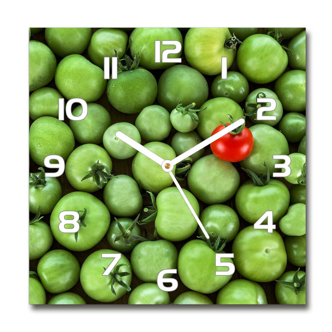 Analoge Wanduhr Jiazuo Ripe Tomato 60 cm Geräuschlos