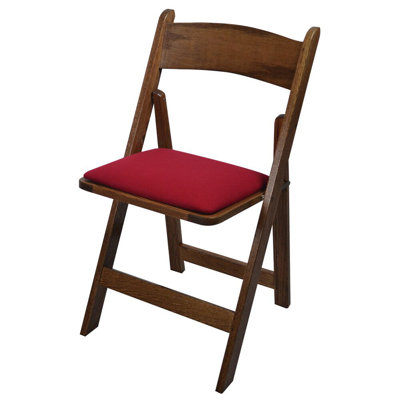 Chaise pliante en chêne