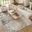 Alsup Abstract Modern Machine Woven Area Rug in Blue/Gray-3650616