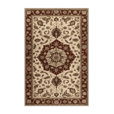 Machine Washable Persian Brown Area Rug
