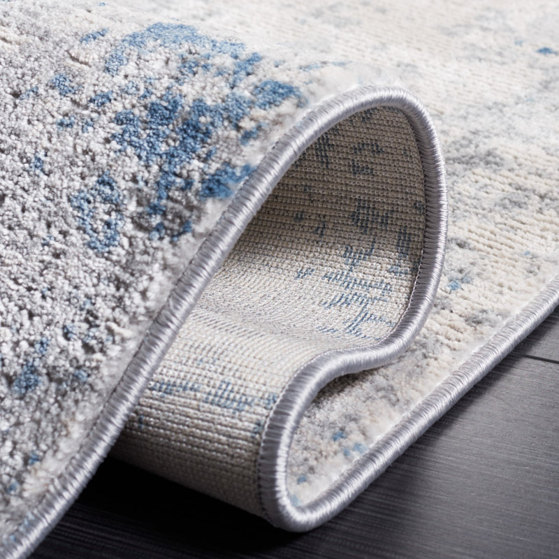 Keyra Performance Abstract Rug, Round 6'7"