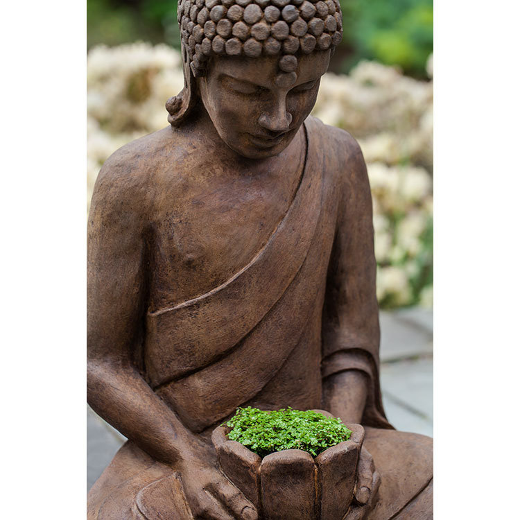 Lotus Buddha Statue, Verde