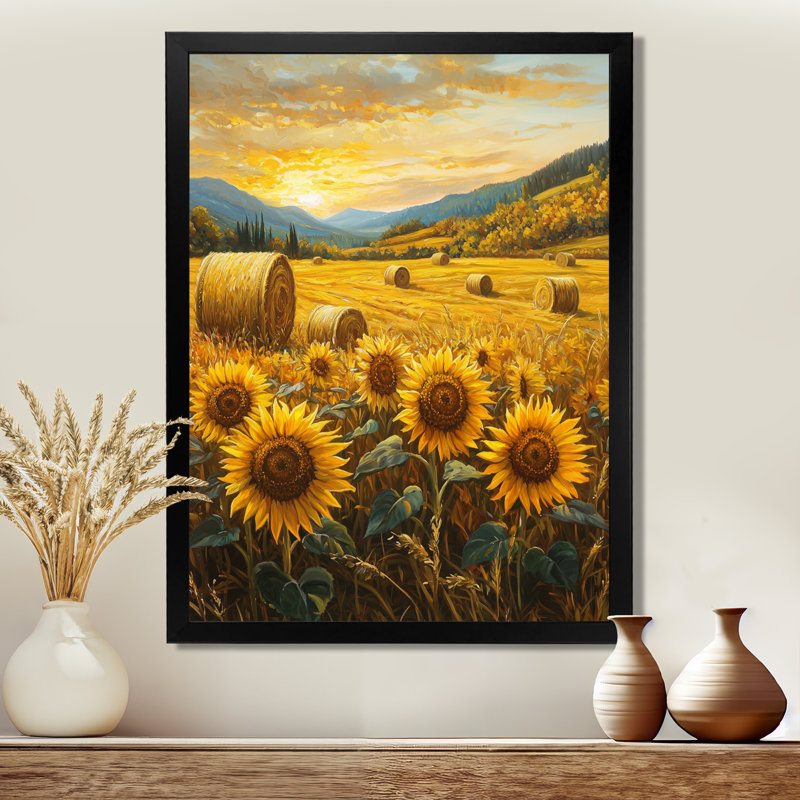 Dulari - décoration murale florale, H 40 po x l 30 po, Noir, noir, noir, noir, Reproduction encadrée d'une seule photo