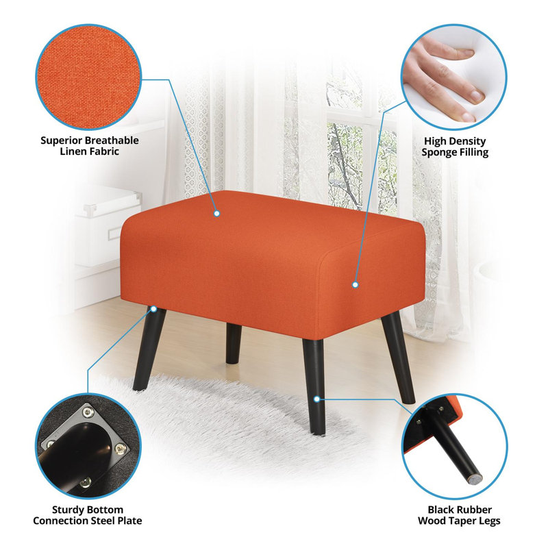 Accent, Textile orange