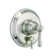 Opulence Pressure Balance Trim Kit and Treysta Cartridge for Valve only Diverter on Valve