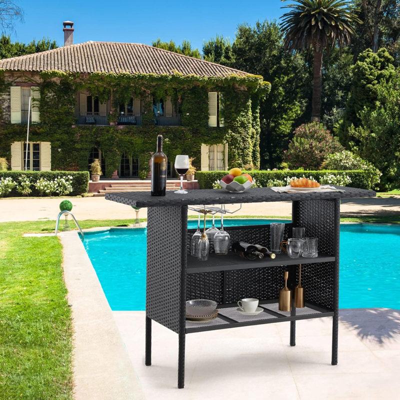 Withernsea Bar Cart, Black