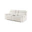 Causeuse inclinable électrique avec port USB Celly, microfibre beige-118708334