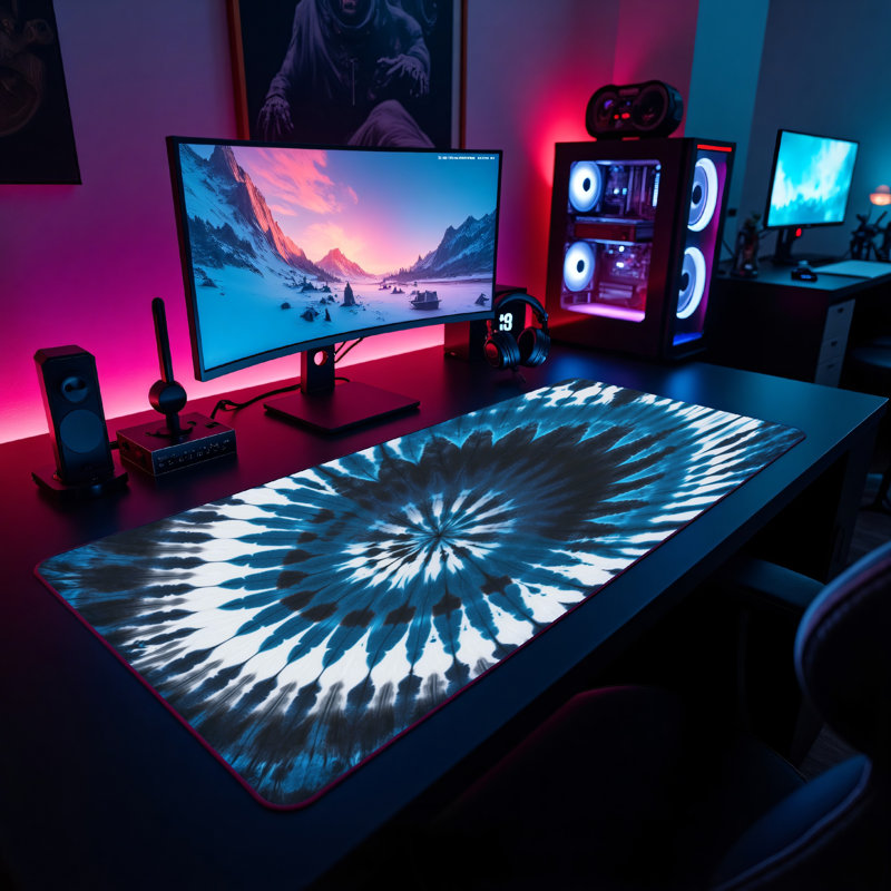 Polyester Desk Pad, 14.4x12.1