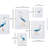 Blue Heron Gallery Prints, Set of 6
