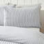 Brushed Stripe Cotton Reversible Duvet Cover Set-114782139-114782143
