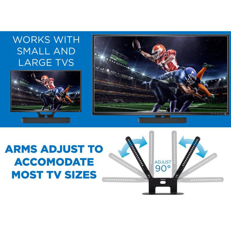 Mount-It! Sound Bar TV Mounting Shelf Compatible Sonos Beam Speaker and VESA Televisions
