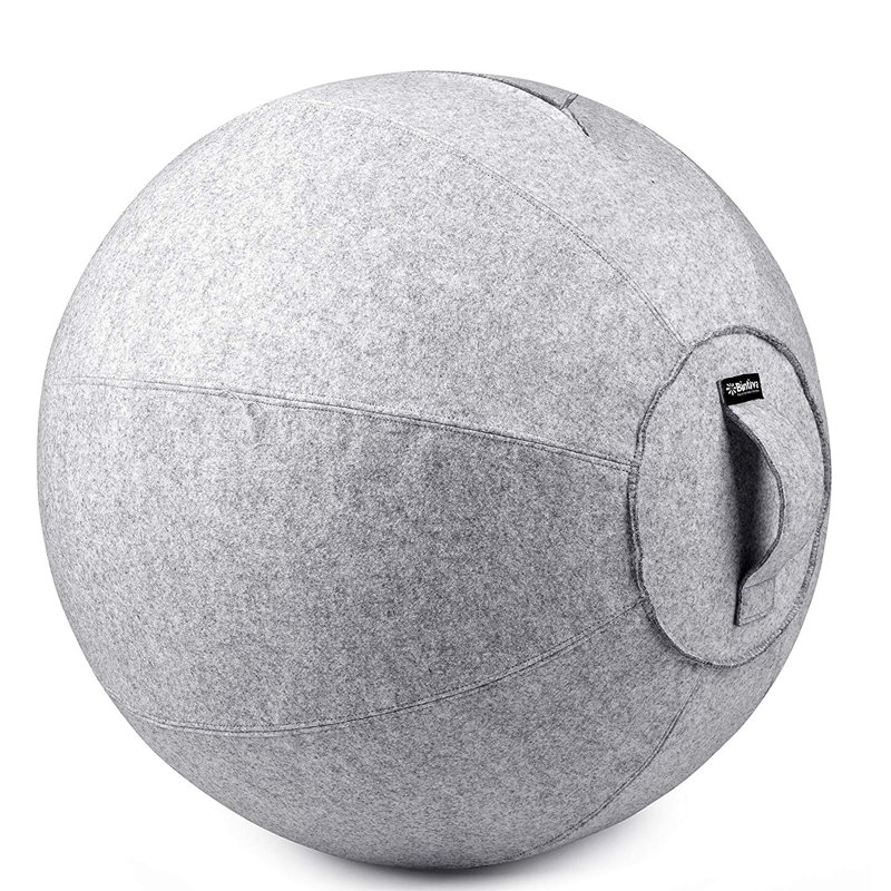 Fauteuil Stabilité Ball, Gris clair