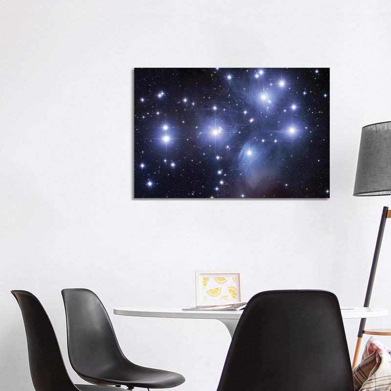 M45, the Pleiades (Seven Sisters) 1 Piece Wrapped Canvas Wall Art, 101.6 cm H x 66.04 cm W x 1.91 cm D