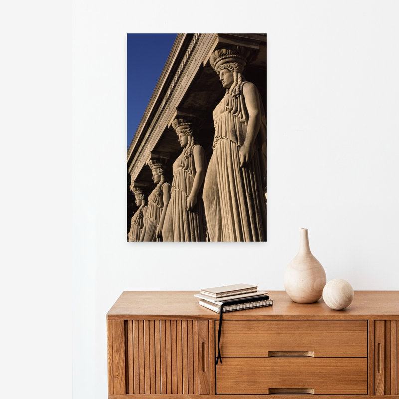 Statues In A Museum Museum Of Science And Industry Hyde Park Chicago Cook County Illinois USA by Alan Klehr - Wrapped Canvas Print