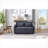 Sofas Couches | 55.9" Modern Convertible Sofa Bed for Small Apartments Living Room | Blue-gray | Polyester-124630628