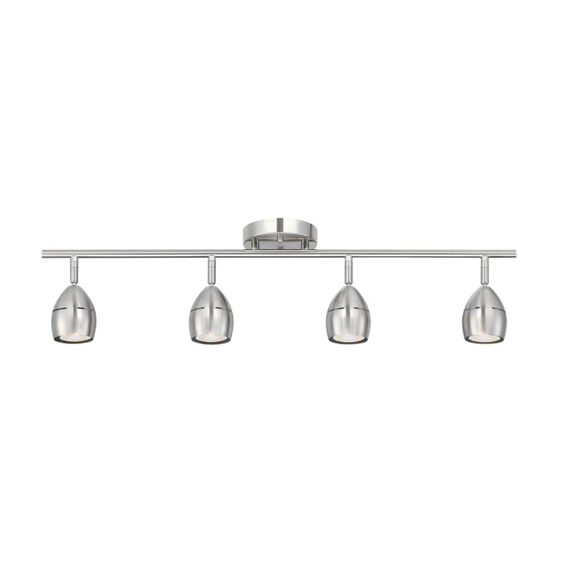 Ensemble de rail d'éclairage 30 po à 4 lumières
