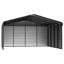 Abri d'auto en acier avec 3 ensembles muraux, 20X20X09-113506816