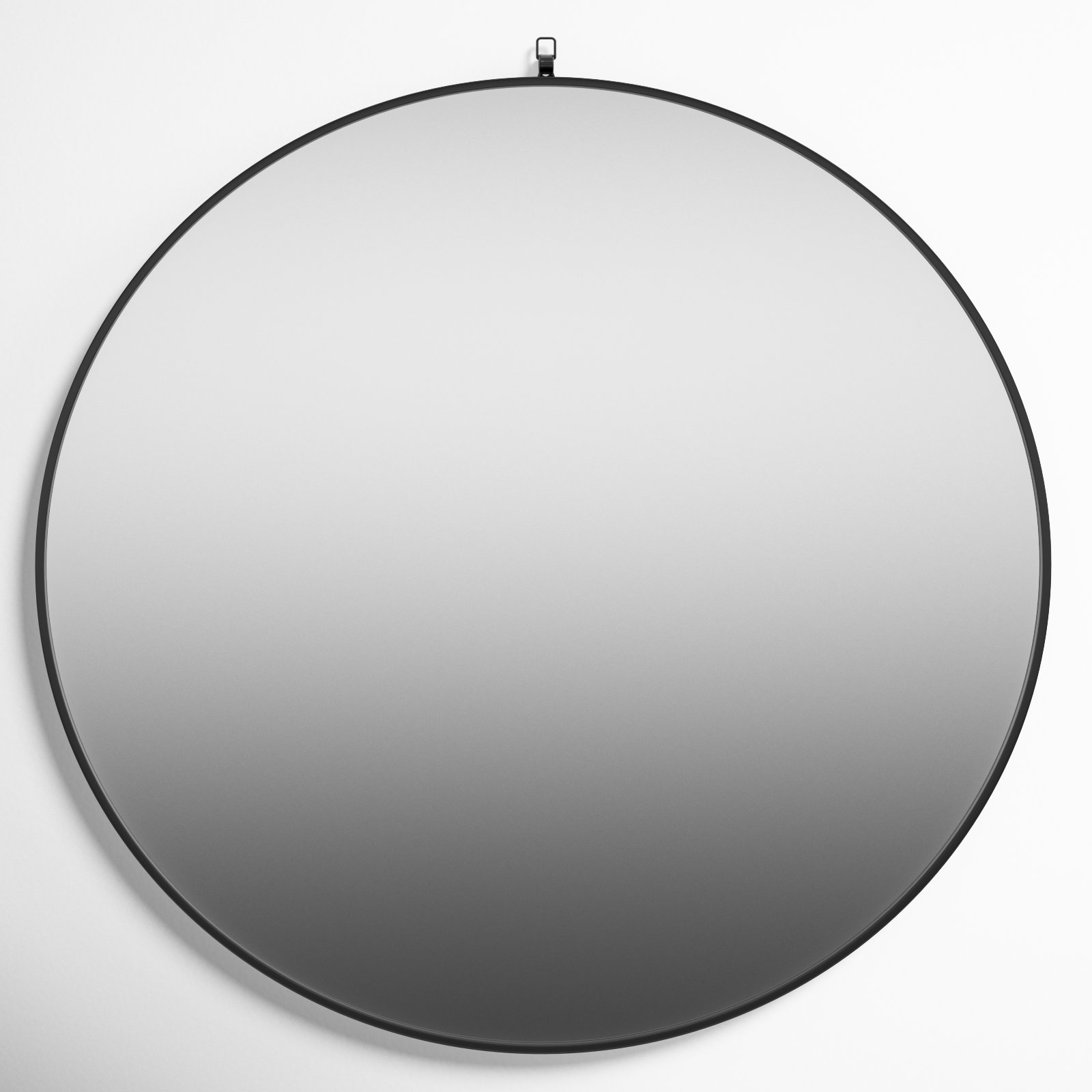Cassie Accent Mirror, Black, 39" x 39"