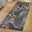 Chic Contemporary Floral Print Non Woven Thin Type Rug Perfect for Adding Sophisticated Style to Any Room in Your Home-1871852425