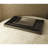 Gunmetal Silver Leaf Rectangle Tray-60070899