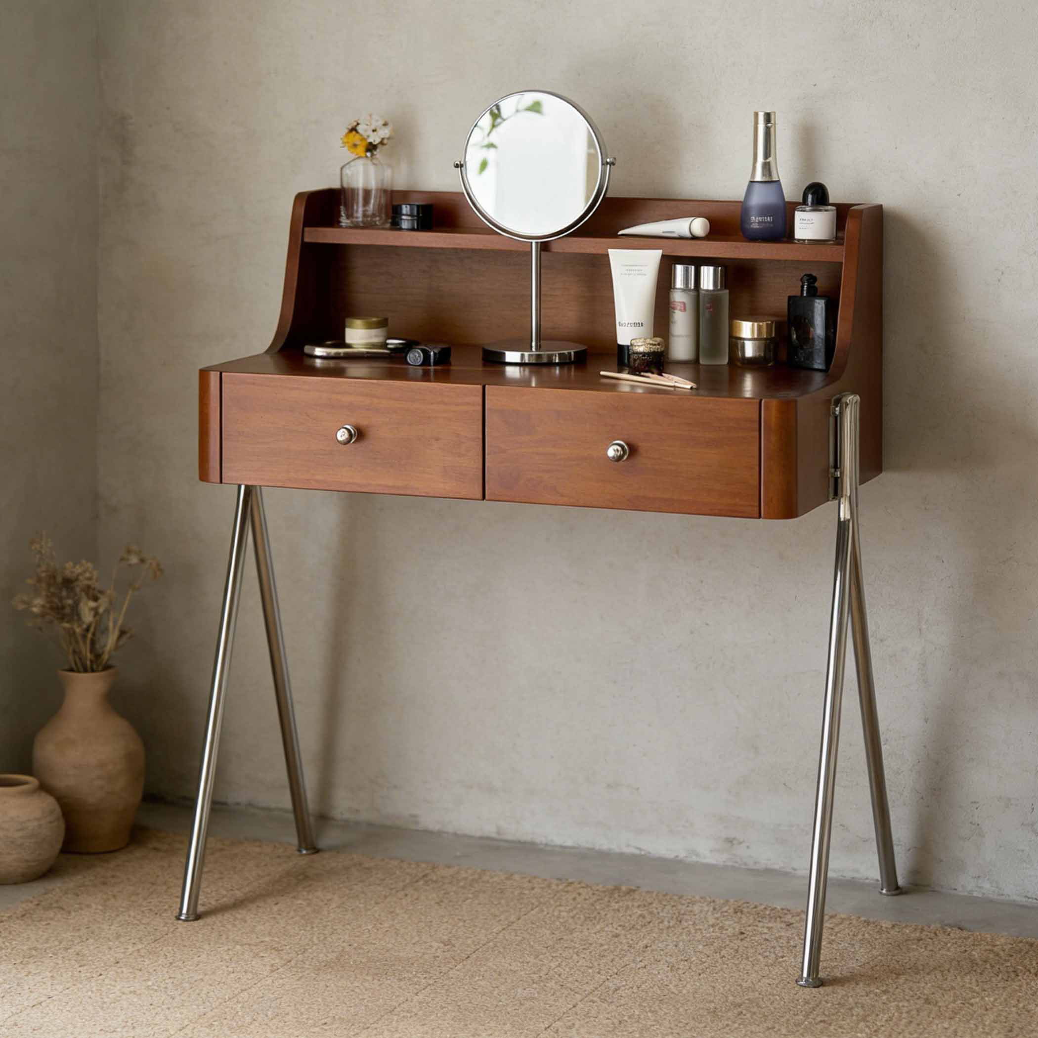 Latitude Run® Japanese style small storage dressing table | Wayfair
