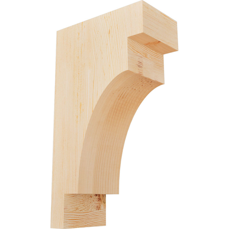 Corbeau méditerranéen, H 18 po x l 5,5 po x P 10 po, Sapin de Douglas, Lisse