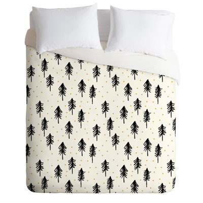 Modern & Contemporary Polyester Floral Duvet Cover