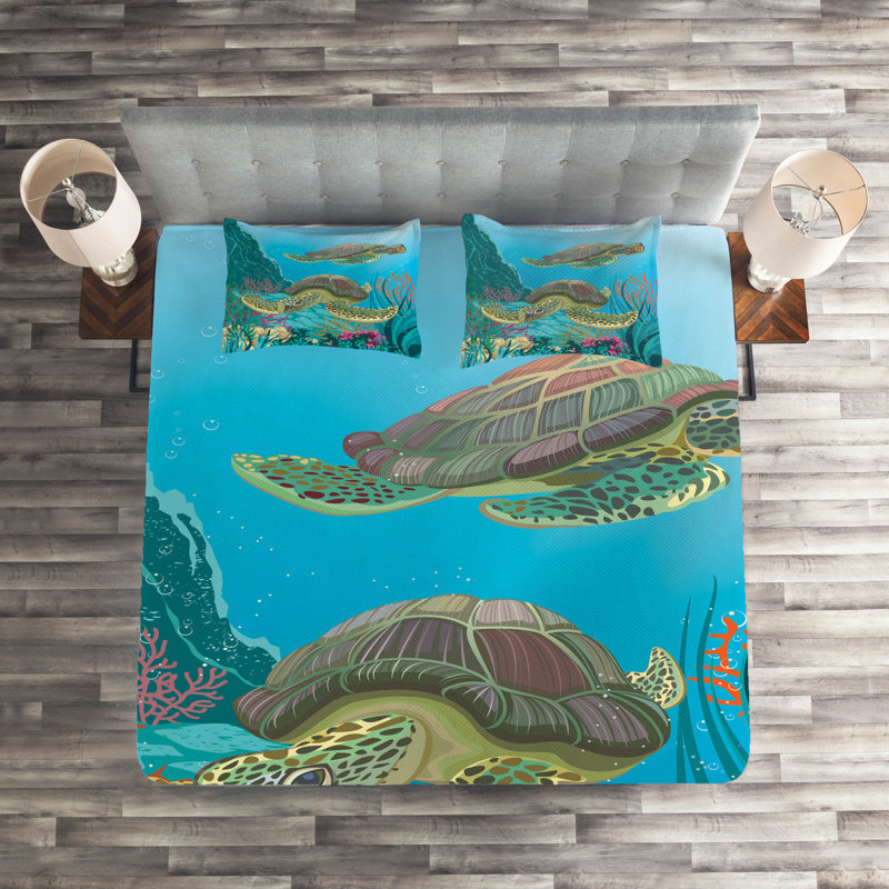 Coastal Polyester Coverlet