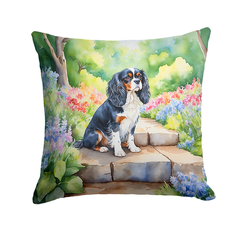 Coussin décoratif intérieur / extérieur Spring Path, H 18 po x l 18 po