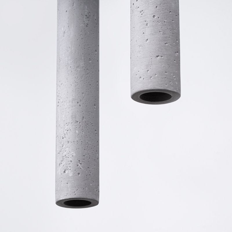 Berthile - Light Pendant, 17cm W x 19cm D, Grey, 3 Lights