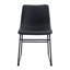 Ensemble de 4 chaises classiques en cuir de polyuréthane-1660940567