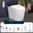  BCANHOME Smart Toilet with Tankless Bidet Wash, MAP 1000g Powerful Flush, Auto Open Lid, 1.28 Gallons Auto Dual Flush, Heat Seat, Warm Wash/Dryer, Soft Closing, Remote Control-129225267
