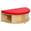 Banc en demi-lune avec plateaux Read-A-Round