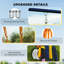 HOMCOM Swing Set with