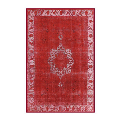 Tapis de style oriental rouge