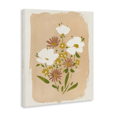 Art mural sur toile Wildflower Meadow Treasures, design par Katrina Pete