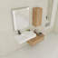 Meuble-lavabo mural avec lavabo en résine