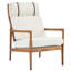 Chaise d'appoint Mid-Century moderne avec structure en bois massif et revêtement beige. Confortable pour se détendre dans le salon, la chambre à coucher ou le bureau. Simple à nettoyer. 37,84 lb, structure de fauteuil d'une profondeur de 25,83 po, hauteur-1867630495